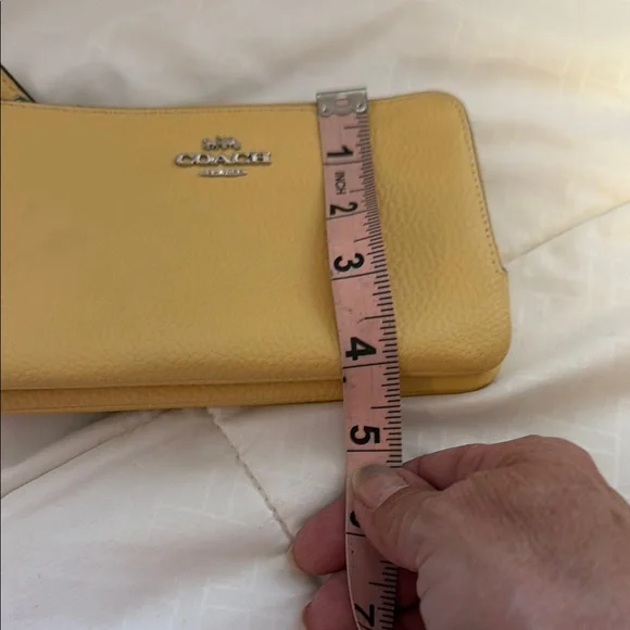 Coach Yellow Wristlet Clutch - Picture 10 of 10